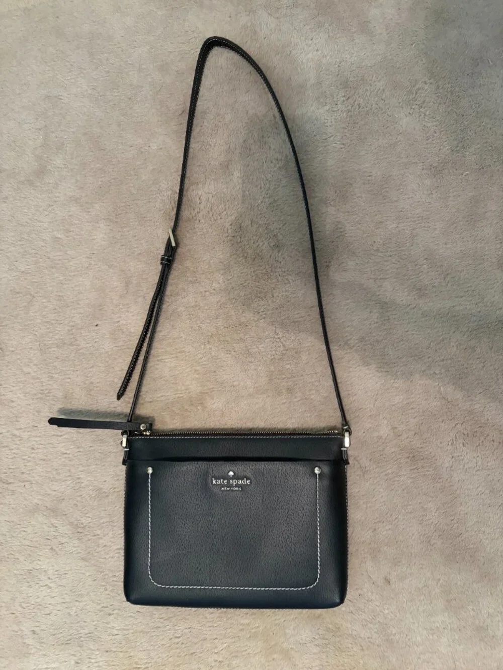 Black Kate Spade Purse 10.5